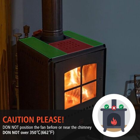 Heat Powered Wood Stove Fan, 4 Blade Stove Fan, Fireplace Fan, Pellet Stove  Fan, Wood Fireplace and Wood Stove