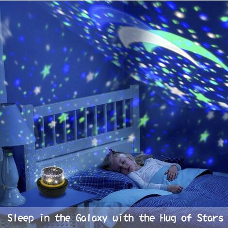 Romantic starry store night projector