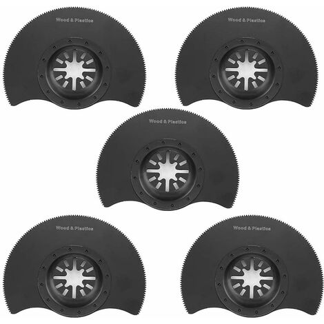 5pcs 88mm Oscillating Circular Saw Blades Multi Tool Accessory Set Repair Carbon Steel Cutting Tool (1/5)