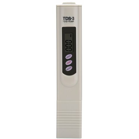 Multifunctional Digital TDS Tester Meter,Professional Water Quality Tester Purity Tester 0-9990ppm Measuring Range Meter with LCD Display for Tap Water Water Aquariums
