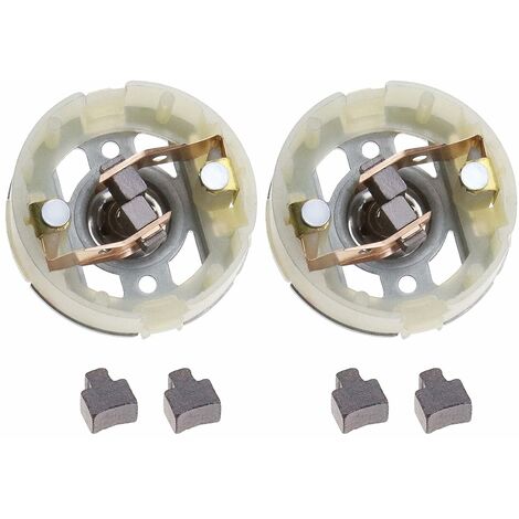 2 carbon brush holders for the RS550 motor and 4 carbon brushes for the drill driver (1/5)