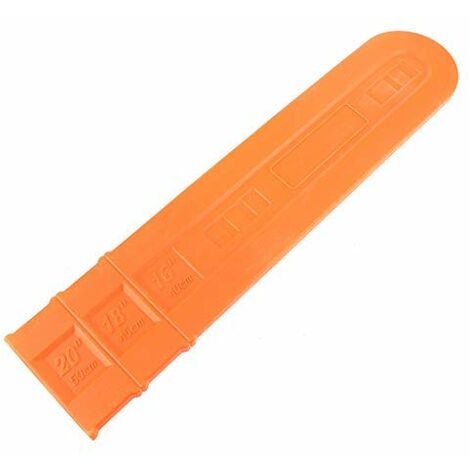 16 Inch Chainsaw Bar Protective Cover Scabbard Protector Guide Universal Chainsaw Accessories Red (1/4)