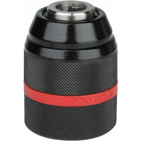 Keyless Drill Chuck, 1/2-20UNF Hand Drill Chuck Mount 0.04-0.51in Multi-Purpose Self-Tightening Drill Chuck (1/5)