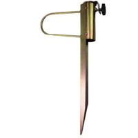 Beach Umbrella Base, Heavy Duty Metal Stand, Ground Insert, Flagpole, Sand/Grass Holder, Anchor Stake for Patio Umbrella, Flag Pole, Fishing Rod