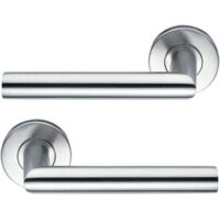 Pair of door handles on , 7mm square