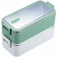 Lunchbox 1100ml Double Layer Stainless Steel Lunch Box Stainless Steel
