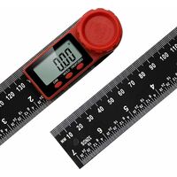 Digital Angle Finder Ruler, 200mm/ 7" Digital Angle Finder Protractor Ruler Meter Inclinometer Goniometer Level Electronic Angle Gauge