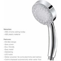 Shower Head Automatic Temperature Control Color Change Sensor Switch Bathroom spa Shower Head LED Light Color Gadgets