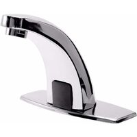 Smart Sensor Faucet, Hands Free Automatic Sensor Tap, Stainless Steel Mirror Finished Faucet Replacement for Bathroom Kitchen Basin(Silver)