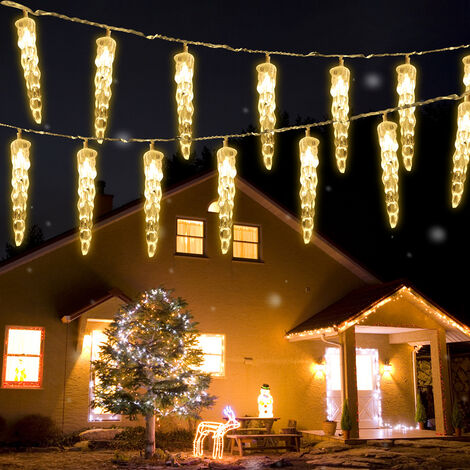 GEBRAUCHT] LED Lichternetz Deko Lichtervorhang Lichterkette Hochzeit  Lichterketten Fenster Beleuchtung 8 Modi IP44 für Weihnachten Party Außen  Innen Warmweiß 4.5x1.6M