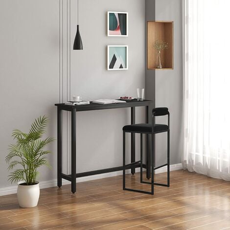 WOLTU 4 pc Velvet Bar Stools W/ Back Rest Kitchen Dining Furniture Bar Chairs Black