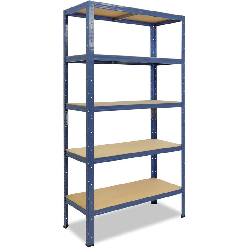 shelfplaza® PRO 200x100x50 cm Estantería azul naranja