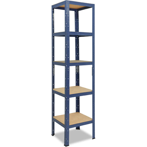 shelfplaza® HOME 200x100x50 cm Estantería azul pacífica