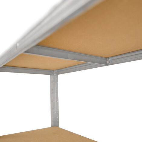 Estantería Industrial PRO Shelfplaza De 230x120x30 Cm, 6 Baldas, Carga 166 Kg Por Balda, Montaje Sin Tornillos