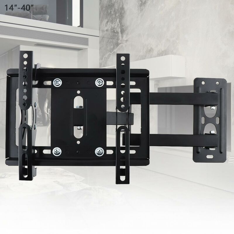 Soporte de montaje en pared para televisor, marco de TV de 25KG, con inclinación de 15 grados y gradiente para Monitor LCD LED de 14 - 40 pulgadas,CHINA