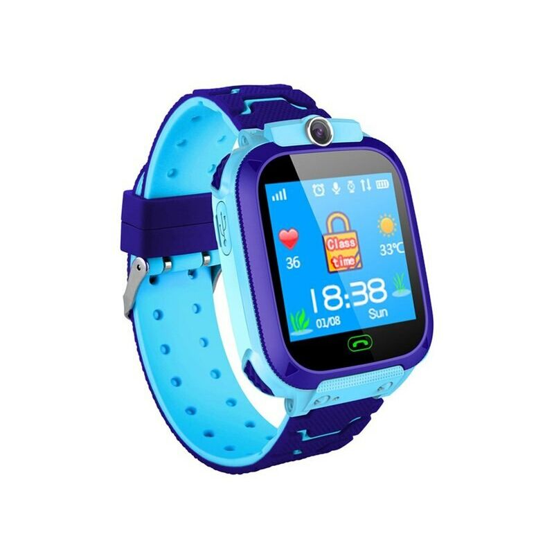 Reloj inteligente para niños, Smartwatch con tarjeta Sim, foto, impermeable, regalo para niños, teléfono IOS y Android,Blue silica,Reino Unido