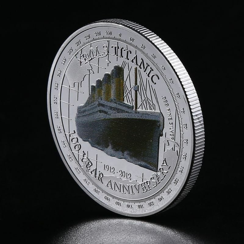 Colección de monedas conmemorativas del Titanic, 100th aniversario, regalo, arte de recuerdo, Metal