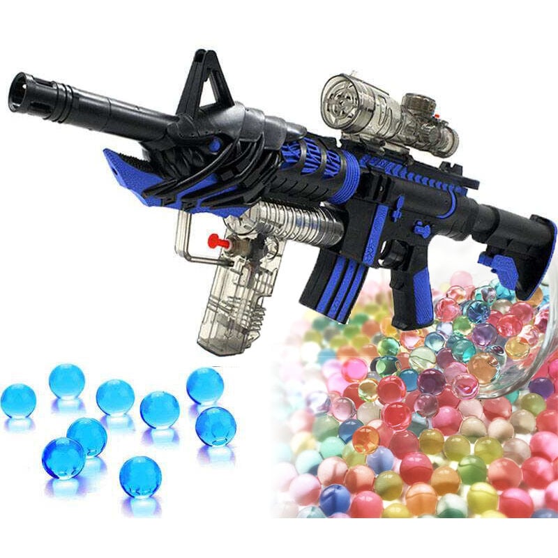 Bolas de cristal para cultivo de pistola, Paintball fuerte de 7-8 MM, bolas de cristal para tierra, gel de hidrogel de agua, por bolsa, 500-50000 Uds.,50000 transparent