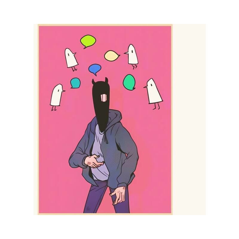 Póster de punpun de buenas noches, póster Retro para casa, Bar, café, arte, pegatina de pared, colección de imágenes, papel tapiz, decoración,420mmX297mm,A7