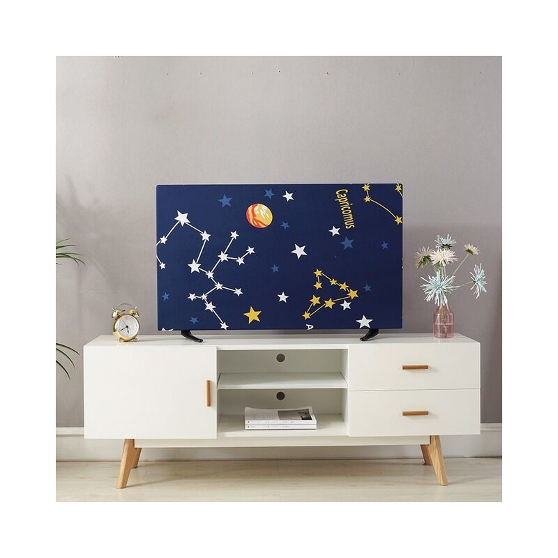 Cubierta antipolvo elástica para televisor, cubierta de tela de 19-70 pulgadas, estilo europeo Simple y moderno, gran oferta, novedad de 2021,01,32 inch 77x51cm,CHINA