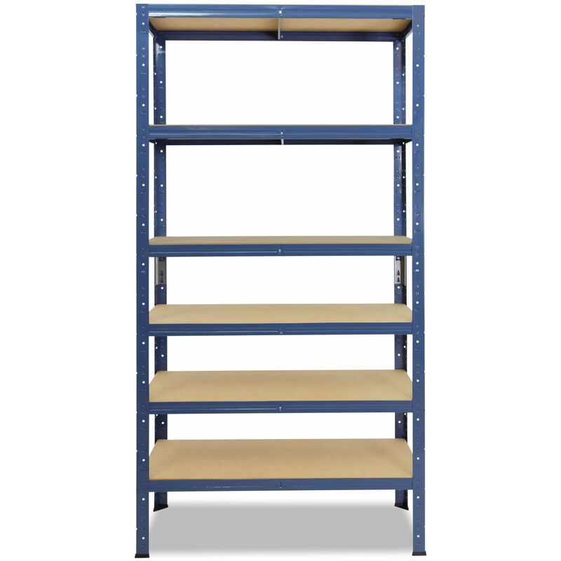 shelfplaza® PRO 230x50x50 cm Scaffale metallo per carichi pesanti zincato  con 7 ripiani con 142kg