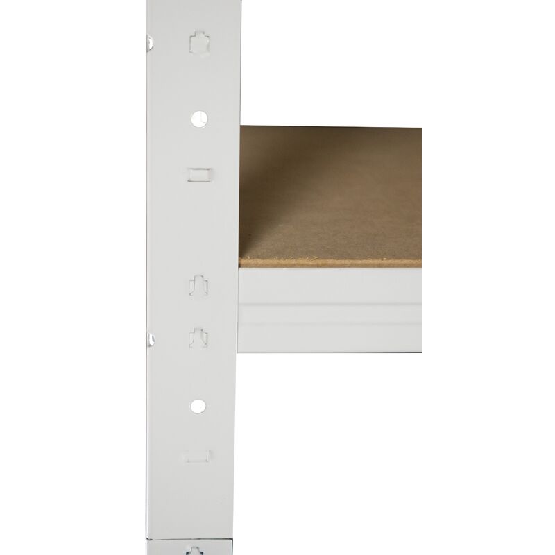 shelfplaza® PRO 50x50 cm Set completo di ripiani in zincato per scaffalature  a incastro/ Ripiani in HDF / Ripiani aggiuntivi per scaffalature per  carichi pesanti