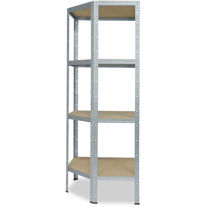 shelfplaza® HOME 155x50x50 cm Scaffale metallo per carichi pesanti bianco  con 6 ripiani con 145kg capacità di carico / Scaffali in metallo per garage  come scaffali per ripostiglio o officina