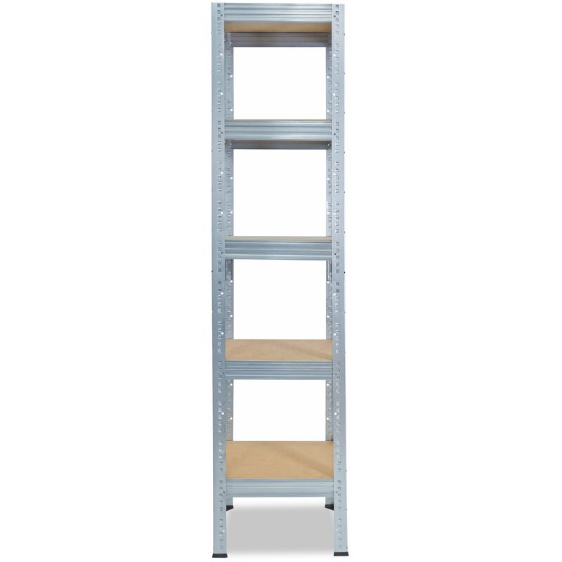 shelfplaza® 180x60x23cm HOME Scaffale metallo per carichi pesanti bianco  con 6 ripiani con 145kg capacità di carico/Scaffali in metallo per garage