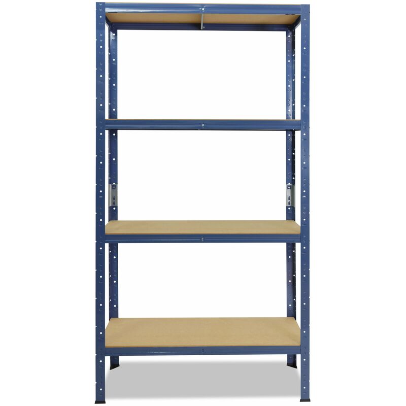 shelfplaza® HOME 100x120x30 cm Scaffale metallo per carichi pesanti blu con  4 ripiani con 175kg capacità di carico / Scaffali in metallo per garage  come scaffali per ripostiglio o officina