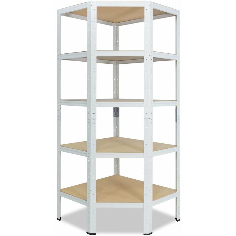 shelfplaza® HOME 180x70x50 cm Scaffale metallo per carichi pesanti zincato  con 4 ripiani con 175kg capacità di carico / Scaffali in metallo per garage  come scaffali per ripostiglio o officina