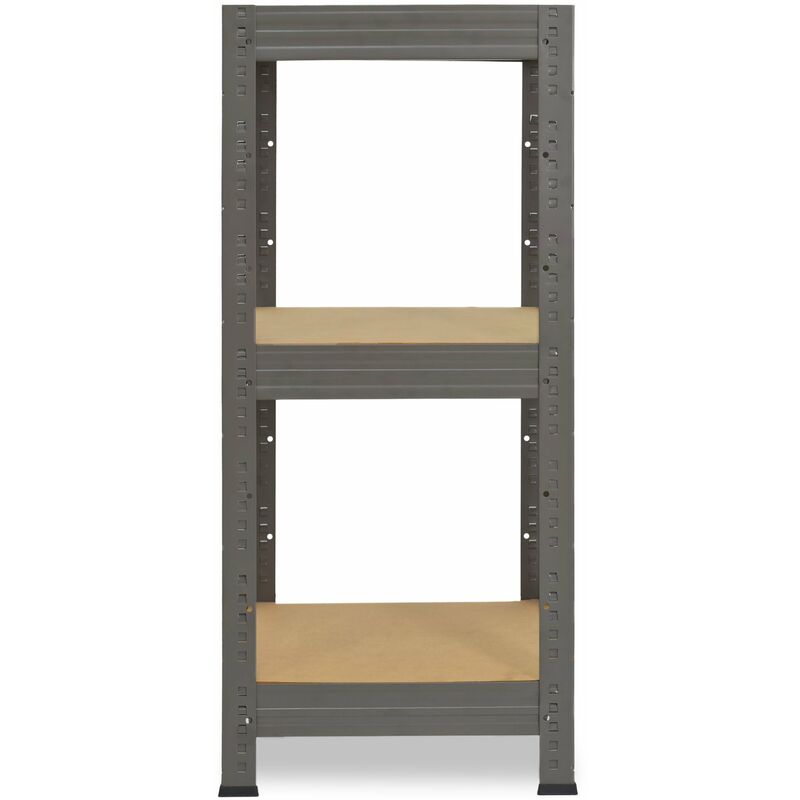 shelfplaza® 230x120x60cm PRO Scaffale metallo per carichi pesanti zincato  con 5 ripiani con 200kg capacità di carico/Scaffali in metallo per garage  come scaffali per ripostiglio o officina : : Fai da te