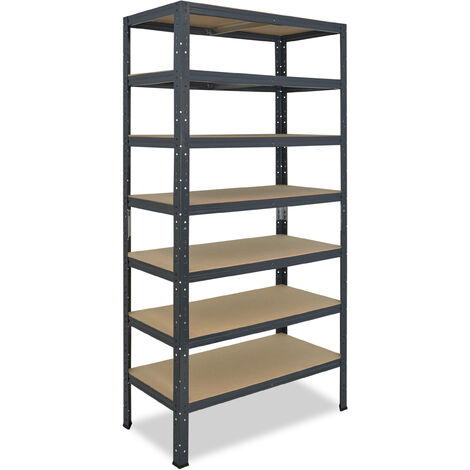 shelfplaza® HOME 180x70x40 cm Scaffale metallo per carichi pesanti