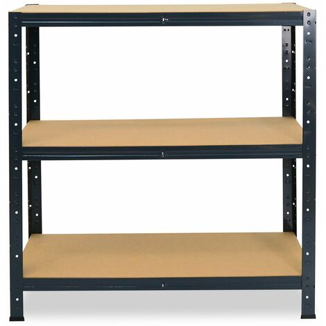 shelfplaza® HOME 100x110x30 cm Scaffale metallo per carichi pesanti  antracite con 3 ripiani con 175kg