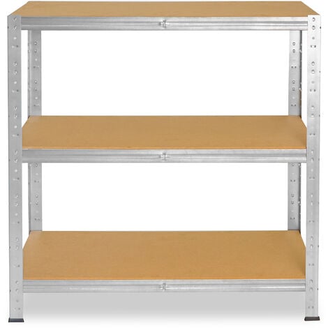 shelfplaza® PRO 200x30x40 cm Scaffale metallo per carichi pesanti grigio  con 6 ripiani con 166kg capacità di carico / Scaffali in metallo per garage  come scaffali per ripostiglio o officina