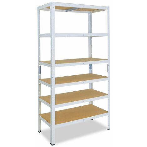 shelfplaza® HOME 100x80x40 cm Scaffale metallo per carichi pesanti blu con  4 ripiani con 175kg capacità di carico / Scaffali in metallo per garage  come scaffali per ripostiglio o officina