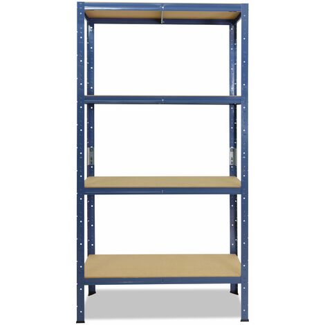 shelfplaza® PRO 90x50x50 cm Scaffale metallo per carichi pesanti zincato  con 3 ripiani con 200kg capacità di carico / Scaffali in metallo per garage  come scaffali per ripostiglio o officina