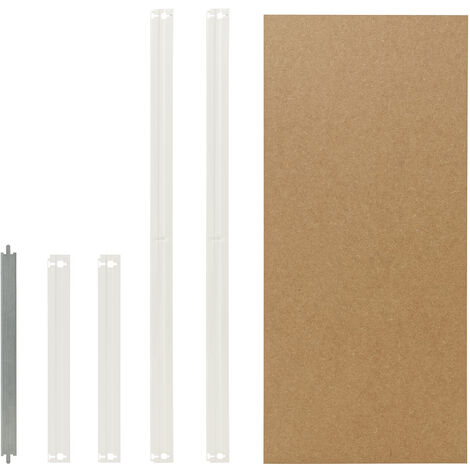 shelfplaza® HOME 40x60 cm Set completo di ripiani in bianco per  scaffalature a incastro/ Ripiani
