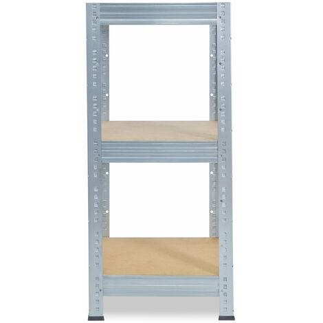 shelfplaza® HOME 100x100x60 cm Scaffale metallo per carichi pesanti blu con  3 ripiani con 175kg capacità di carico / Scaffali in metallo per garage  come scaffali per ripostiglio o officina