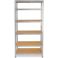 shelfplaza® HOME 230x60x40 cm Scaffale metallo per carichi pesanti zincato  con 6 ripiani con 145kg capacità di carico / Scaffali in metallo per garage  come scaffali per ripostiglio o officina