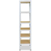 shelfplaza® HOME 180x50x50 cm Scaffale metallo per carichi pesanti  antracite con 6 ripiani con 145kg capacità di carico / Scaffali in metallo  per garage come scaffali per ripostiglio o officina