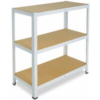 shelfplaza® HOME 230x60x60 cm Scaffale metallo per carichi pesanti bianco  con 5 ripiani con 175kg