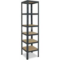 shelfplaza® HOME 180x60x60 cm Scaffale metallo per carichi pesanti bianco  con 4 ripiani con 175kg capacità di carico / Scaffali in metallo per garage  come scaffali per ripostiglio o officina