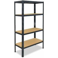 shelfplaza® HOME 200x90x30 cm Scaffale metallo per carichi pesanti  antracite con 7 ripiani con 125kg capacità di carico / Scaffali in metallo  per garage come scaffali per ripostiglio o officina