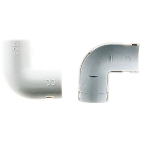 Lot de 10 équerres IRL Ø20mm - Gris - Zenitech