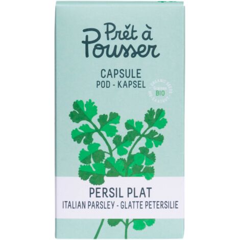 Pack 2 Lingots Persil Plat BIO - Compatible Véritable & Exky - Recharge Prête à Planter - Substrat Et Graines Intégrés