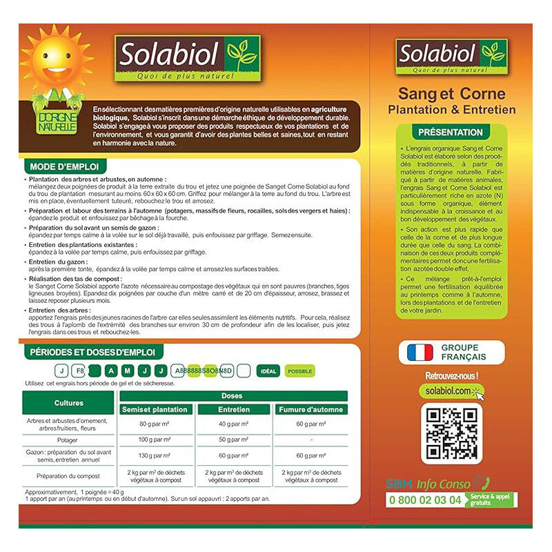 SOLABIOL SOAGY15 - Engrais Agrumes - 1,5 Kg - Utilisable En Agriculture Biologique