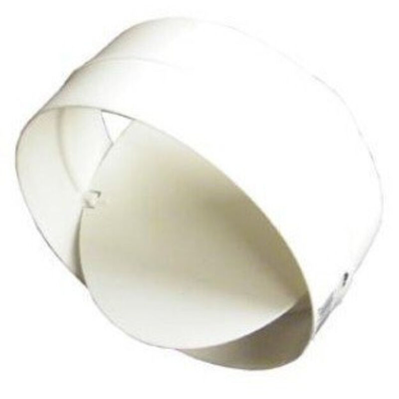 Clapet Anti-Retour DN100 Mm – Acier Galvanisé + Caoutchouc Silencieux – Pour Hotte, Ventilation, Sèche-Linge – Étanchéité Parfaite Anti-Reflux