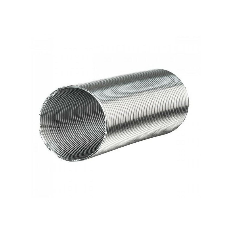 Gaine aluminium isolée semi-rigide long 3.00 m du 125 au 160 mm