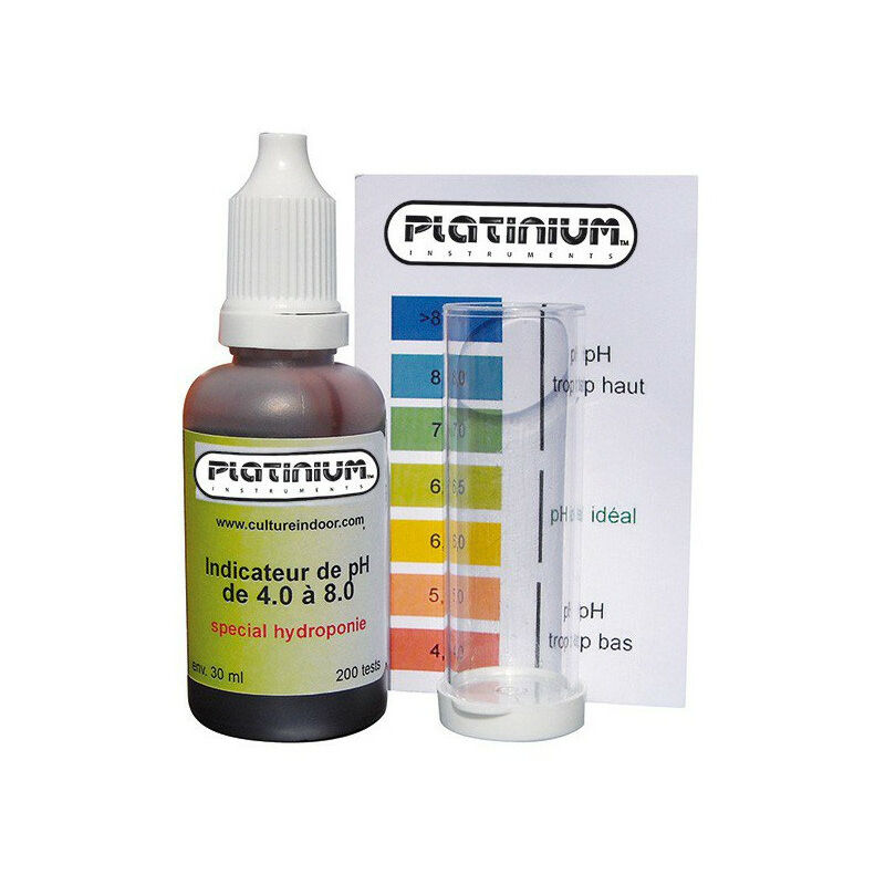 Testeur pH / chlore par goutte