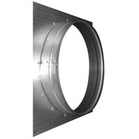 Flange carrée en métal Ø250mm - Conduit de ventilation
